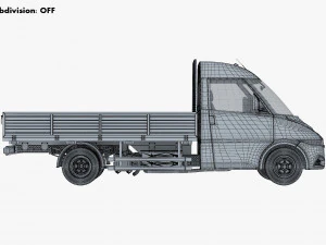 generic light duty truck v 1 3D Model