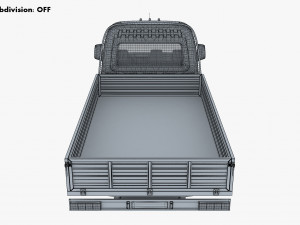 generic light duty truck v 1 3D Model