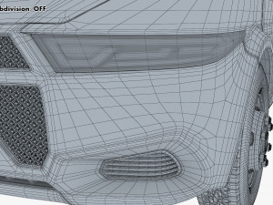 generic light duty truck v 1 3D Model