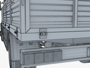 generic light duty truck v 1 3D Model
