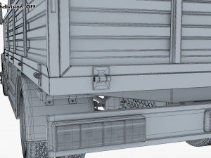 generic light duty truck v 1 3D Model