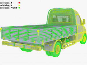 generic light duty truck v 1 3D Model