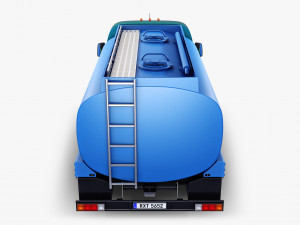 generic light truck tank v 1 3D 모델