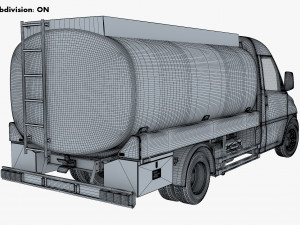 generic light truck tank v 1 3D 모델