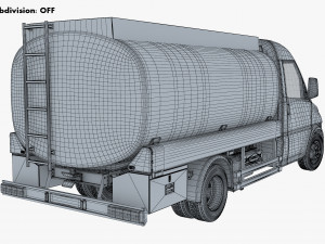 generic light truck tank v 1 3D 모델
