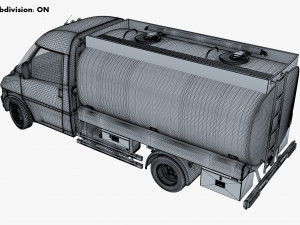 generic light truck tank v 1 3D 모델