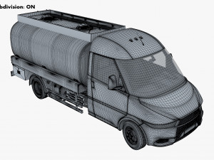 generic light truck tank v 1 3D 모델
