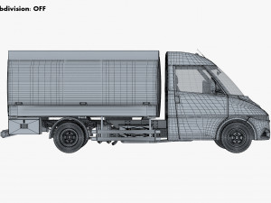 generic light truck tank v 1 3D 모델