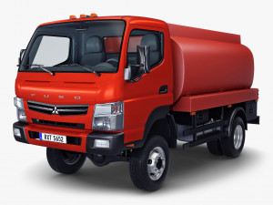 mitsubishi fuso canter 4x4 tanker 2016 3D Model