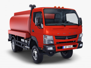 mitsubishi fuso canter 4x4 tanker 2016 Modèle 3D
