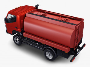 mitsubishi fuso canter 4x4 tanker 2016 Modèle 3D