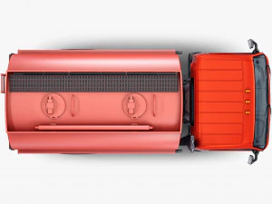 mitsubishi fuso canter 4x4 tanque 2016 Modelo 3D