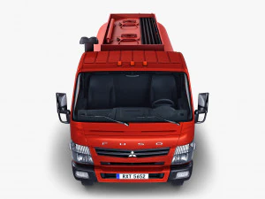 mitsubishi fuso canter 4x4 tanque 2016 Modelo 3D
