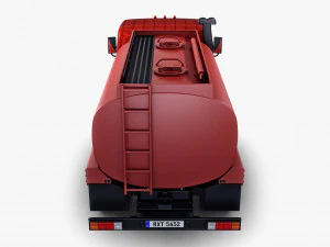 mitsubishi fuso canter 4x4 tanque 2016 Modelo 3D