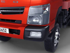 mitsubishi fuso canter 4x4 tanque 2016 Modelo 3D