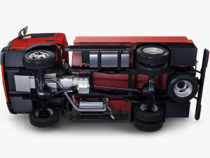 mitsubishi fuso canter 4x4 tanker 2016 Modèle 3D