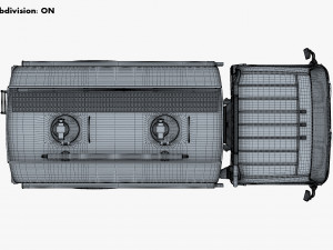 mitsubishi fuso canter 4x4 tanker 2016 Modèle 3D