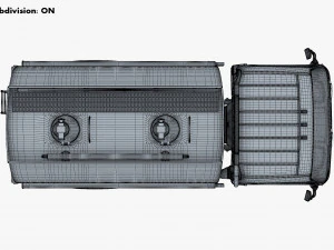 mitsubishi fuso canter 4x4 tanque 2016 Modelo 3D
