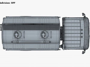 mitsubishi fuso canter 4x4 tanque 2016 Modelo 3D