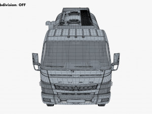 mitsubishi fuso canter 4x4 tanker 2016 Modèle 3D