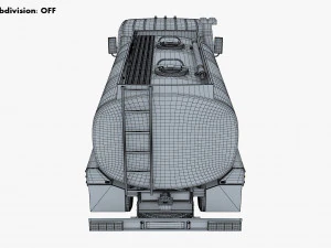 mitsubishi fuso canter 4x4 tanque 2016 Modelo 3D