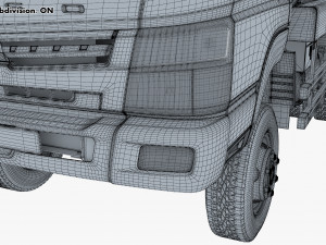 mitsubishi fuso canter 4x4 tanker 2016 Modèle 3D