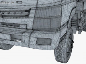 mitsubishi fuso canter 4x4 tanque 2016 Modelo 3D
