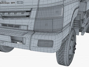 mitsubishi fuso canter 4x4 tanker 2016 Modèle 3D