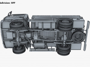 mitsubishi fuso canter 4x4 tanker 2016 Modèle 3D