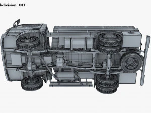 mitsubishi fuso canter 4x4 tanque 2016 Modelo 3D