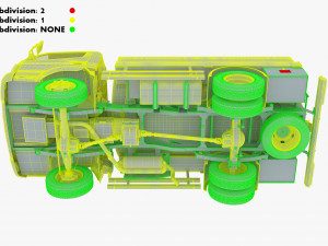 mitsubishi fuso canter 4x4 tanker 2016 Modèle 3D