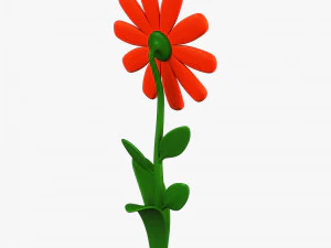 Cartoon flower collection volume 1 3D Model