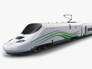 Trem de alta velocidade Haramain v 1 Modelo 3D