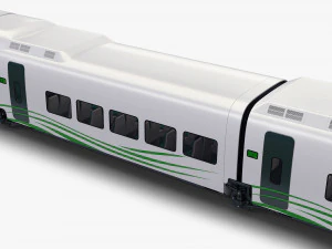 Haramain High Speed Train v 1 3D Model