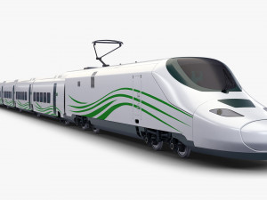 Haramain High Speed Train v 1 3D Model