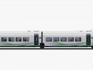 Haramain High Speed Train v 1 3D Model