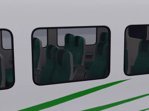 Haramain High Speed Train v 1 3D Model
