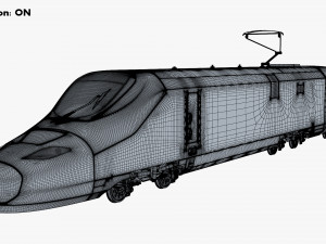 Haramain High Speed Train v 1 3D Model