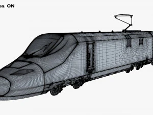 Haramain High Speed Train v 1 3D Model