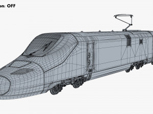 Haramain High Speed Train v 1 3D Model