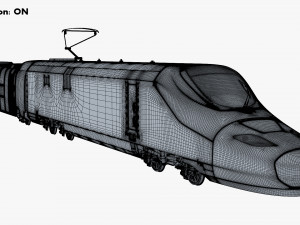 Haramain High Speed Train v 1 3D Model