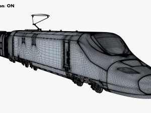Haramain High Speed Train v 1 3D Model