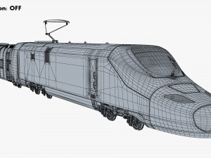 Haramain High Speed Train v 1 3D Model