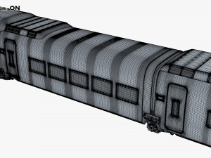 Haramain High Speed Train v 1 3D Model