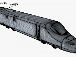 Haramain High Speed Train v 1 3D Model
