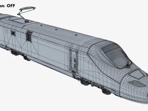 Haramain High Speed Train v 1 3D Model