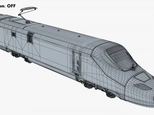 Haramain High Speed Train v 1 3D Model