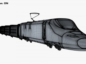 Haramain High Speed Train v 1 3D Model