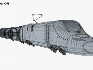 Haramain High Speed Train v 1 3D Model