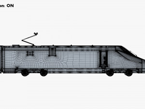 Haramain High Speed Train v 1 3D Model